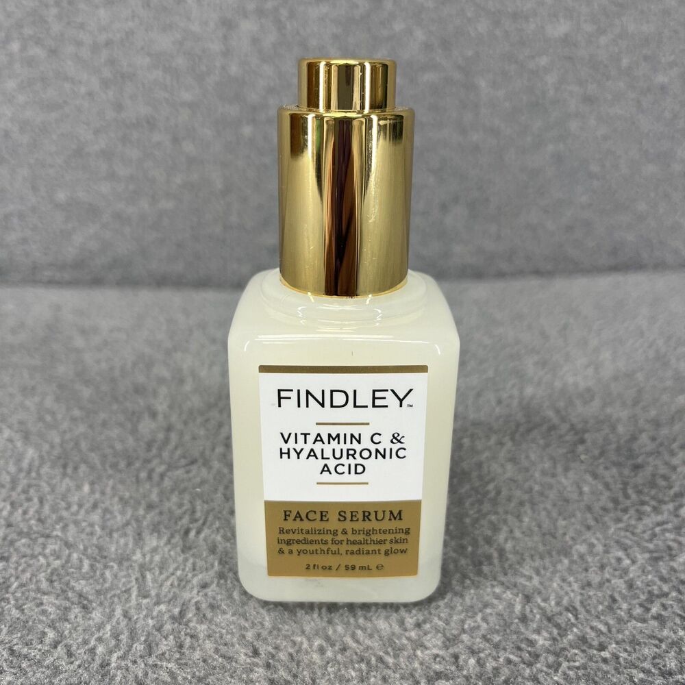 Findley Vitamin C &‎ Hyaluronic Acid Face Serum Revitalizing & Brightening 2 oz
